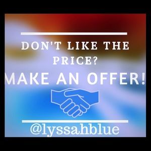 Don’t like the price? Make an offer! 😄💗🤝